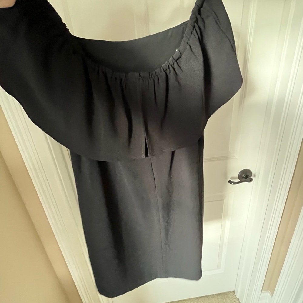 Black off the shoulder dress. LBD! So cute. Worn once!